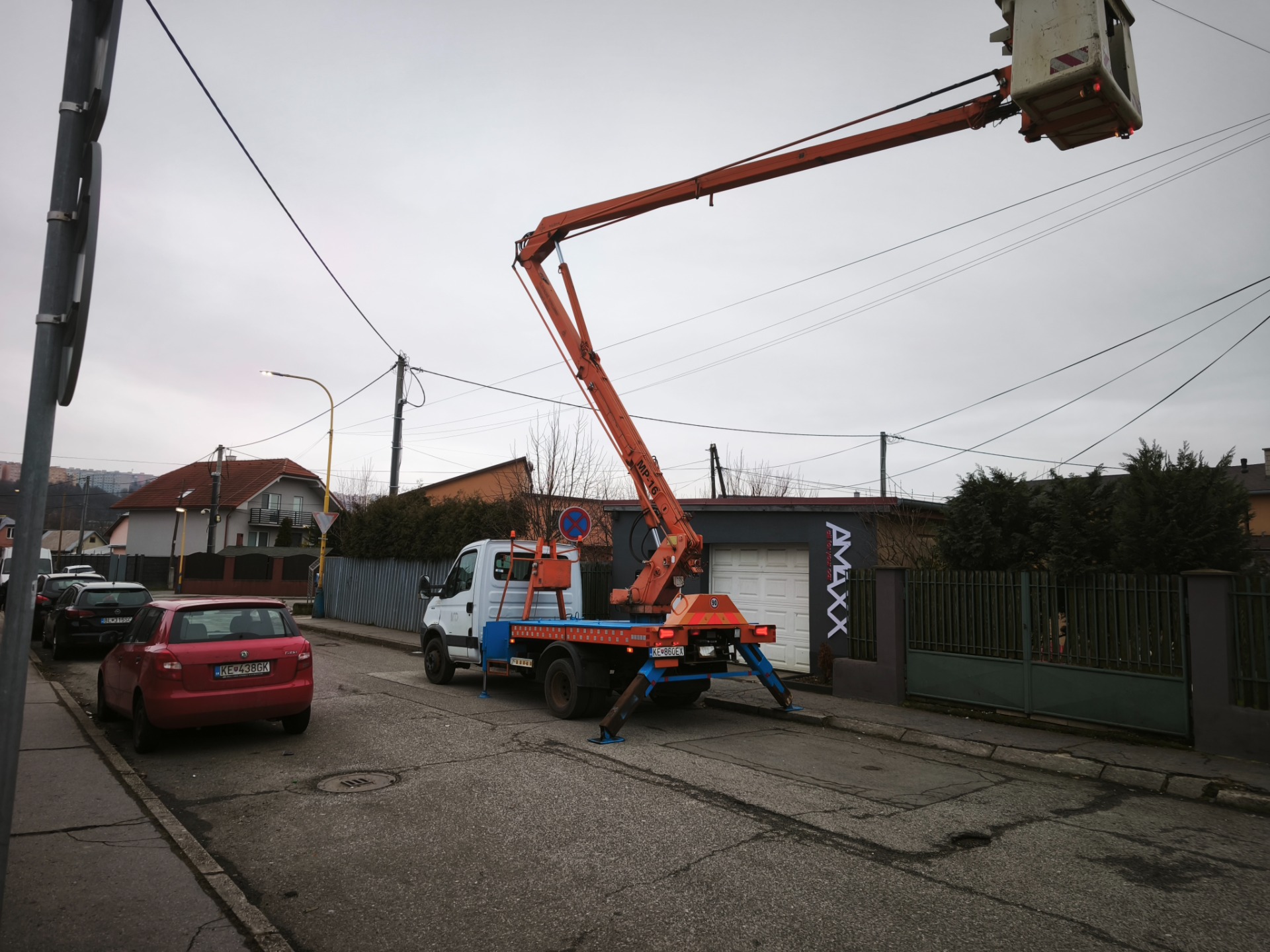 Práca našou plošinou